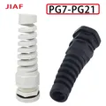 Presse-étoupe étanche PG7 5 pièces Joint en plastique Anti-flexion M12 Nylon PA66 Joint