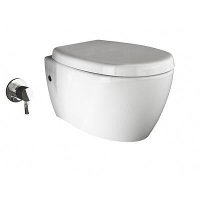 Taharet wc inkl. Softclose WC-Sitz Dusch-WC Hänge-WC Toilette mit Bidet-Funktion Tiefspülklosett