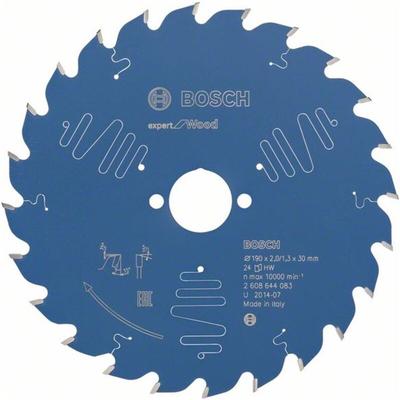 Bosch - Kreissägeblatt Expert for Wood, 190 x 30 x 2,0 mm, 24