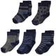 MINYMO Unisex Baby with Pattern (5-Pack) Socken, Grau (Hell Grau Melange 131), 19-22 (Herstellergröße: 19)