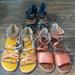 American Eagle Outfitters Shoes | American Eagle Sandals Bundle Size 8 And 9 | Color: Black/Brown | Size: 9