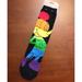 Disney Accessories | Disney Mickey Mouse Socks For Adults | Color: Green | Size: Ladies Shoe Size 10-13 Mens Shoe Size 9-12