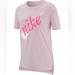 Nike Shirts & Tops | Girls Nike Shirt | Color: White/Silver | Size: Lg