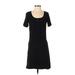 Ann Taylor LOFT Casual Dress - Mini: Black Solid Dresses - Women's Size Small