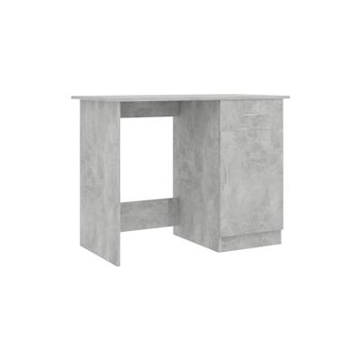 vidaXL Schreibtisch Betongrau 100x50x76 cm Holzwerkstoff Image