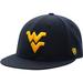 Men's Top of the World Navy West Virginia Mountaineers Team Color Fitted Hat