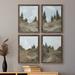 Loon Peak® West Fork Hiking Trail I - 4 Piece Picture Frame Print Set on Canvas Canvas, Solid Wood in White | 47 H x 31.5 W in | Wayfair