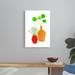 Latitude Run® Potted II by Farida Zaman - Wrapped Canvas Painting Canvas in Green/Orange/Red | 30 H x 20 W x 1.25 D in | Wayfair