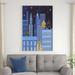 The Holiday Aisle® Holiday Night III by Melissa Wang - Wrapped Canvas Painting Metal | 48 H x 32 W x 1.25 D in | Wayfair