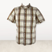 Vans Shirts | Men's Vans Short Sleeve Casual Button Down Plaid Shirt Size Medium | Color: Brown/Tan | Size: M