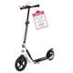 HUDORA BigWheel Air 230 Scooter - Tretroller mit Handbremse - Stabiler Aluminium-Roller mit Luftbereifung - Höhenverstellbarer & zusammenklappbarer Cityroller für bis zu 120kg