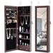 Fashion Jewelry Storage Mirror Cabinet Can Be Hung On The Door Or Wall