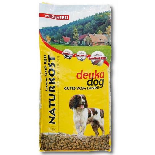 Dog Naturkost 15 kg Hundefutter Lamm und Reis Anschlussfutter Glutenfrei - Deuka