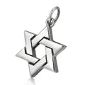 Unibabe-Porte-clés pendentif étoile brillante en argent regardé S925 bijoux simples argent pur