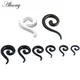Alisouy – bouchon d'oreille en spirale acrylique 2 pièces tendance chair Tunnel extensible vis