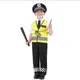 Costume de la police des grains de beauté pour enfants casquette et chapeau de la police de la