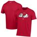 Men's Under Armour Scarlet Gardner-Webb Bulldogs Primary Performance T-Shirt