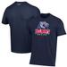 Men's Under Armour Navy Belmont Bruins Primary Performance T-Shirt