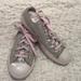 Converse Shoes | Converse All Star Women’s Silver/White Size 6.5 | Color: Pink/Silver | Size: 6.5