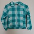 Columbia Jackets & Coats | Columbia Fleece Jacket Blue/ Green Squares Plaid Size 10/12 | Color: Blue/White | Size: 12g