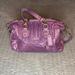 Coach Bags | Coach Metallic Purple Handbag | Color: Purple/Silver | Size: 13” Wide X 9” Tall X 4.5” Deep