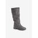 Women's Bianca Briana Water Resistant Knee High Boot by MUK LUKS in Grey (Size 11 M)