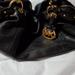Michael Kors Bags | Authentic Michael Kors Black Genuine Leather Bag | Color: Black/Gold | Size: Os