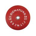 Signature Fitness 5,1 cm olympische Hantelscheiben mit Stahlnabe, 25 kg, einzeln gefärbt