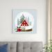 The Holiday Aisle® Snow Globe Village II by Victoria Barnes - Wrapped Canvas Painting Canvas | 30 H x 30 W x 1.25 D in | Wayfair