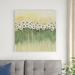 Red Barrel Studio® Rows of Flowers I by Timothy O' Toole - Wrapped Canvas Painting Canvas, Wood in White | 36 H x 36 W x 1.25 D in | Wayfair