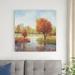 Red Barrel Studio® Lake Reflections II by Timothy O' Toole - Wrapped Canvas Painting Canvas in White | 36 H x 36 W x 1.25 D in | Wayfair