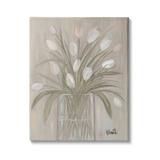 Stupell Industries White Tulip Flowers Glass Jar Classic Still Life By Kate Sherrill Canvas in Brown | 20 H x 16 W x 1.5 D in | Wayfair