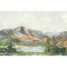 Loon Peak® Rusty Mountains I by Ethan Harper - Wrapped Canvas Painting Canvas, Wood | 20 H x 30 W x 1.25 D in | Wayfair