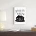 Trinx Icing on My Cake BW by Becky Thorns - Wrapped Canvas Textual Art Canvas in Black | 18 H x 12 W x 1.25 D in | Wayfair