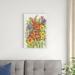 Red Barrel Studio® Floral Mix I by Timothy O' Toole - Wrapped Canvas Painting Canvas in Green/Indigo/Orange | 30 H x 20 W x 1.25 D in | Wayfair