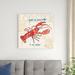 Trinx Coastal Catch I by Anne Tavoletti - Wrapped Canvas Painting Canvas in Red | 30 H x 30 W x 1.25 D in | Wayfair