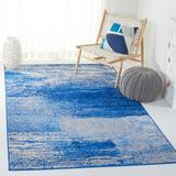 Blue 144 x 0.43 in Area Rug - 17 Stories Gicu Abstract Silver/Indoor/Outdoor Area Rug | 144 W x 0.43 D in | Wayfair