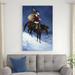 The Holiday Aisle® A Cowboy Christmas by Jack Sorenson - Wrapped Canvas Painting Metal | 48 H x 32 W x 1.25 D in | Wayfair