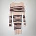 American Eagle Outfitters Dresses | American Eagle 90’s Y2k Sweater Dress Stripes Large | Color: Cream | Size: L