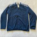 Adidas Jackets & Coats | Men’s Adidas Full Zip Lined Jacket Medium New | Color: Blue/White | Size: M