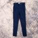 Free People Jeans | Free People Jeggings Dark Wash Stretch Denim Size 26 High Rise Pull On Jeans | Color: Blue | Size: 26