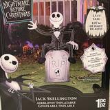 Disney Other | Jack Skeleton Airblown Inflatable | Color: Black/White | Size: Os