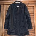 Burberry Jackets & Coats | Men’s Burberry Black Overcoat Raincoat Size Medium (No Liner) | Color: Black | Size: M