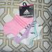 Adidas Accessories | Adidas No Show Socks | Color: Pink/Silver | Size: Womens 5-10