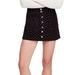 Free People Skirts | Free People Joanie Printed Cord Mini Skirt 26 | Color: Black/Red | Size: 2