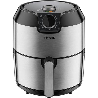 EY201D Easy Fry Classic+ Edelstahl-Schwarz Heißluft-Fritteuse - Tefal