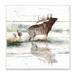 Stupell Industries Elk & Wild Deer Forest Animal Watering Hole Black Framed Giclee Texturized Art By Ruane Manning Canvas, | Wayfair