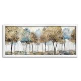 Stupell Industries Rustic Country Orchard Landscape Abstract Tall Trees Oversized Stretched Canvas Wall Art By Nan Canvas in Brown/Green | Wayfair