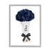 Stupell Industries Rose Floral Bouquet Fashion Glam Bow White Framed Giclee Texturized Art By Amanda Green Canvas in Blue | Wayfair
