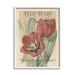 Stupell Industries Hot Red Tulip Bulbs Antique Floral Seed Packet Gray Farmhouse Rustic Oversized Framed Giclee Texturized Art By Studio W Canvas | Wayfair